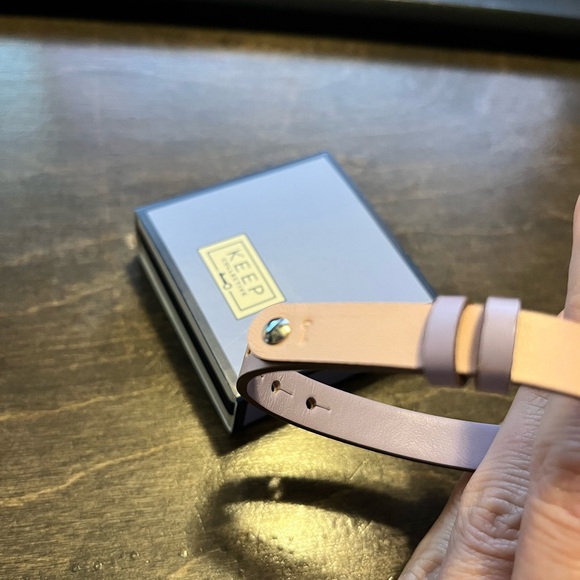 Keep Collective Engraved Leather Keeper Bracelet - Picture 4 of 5